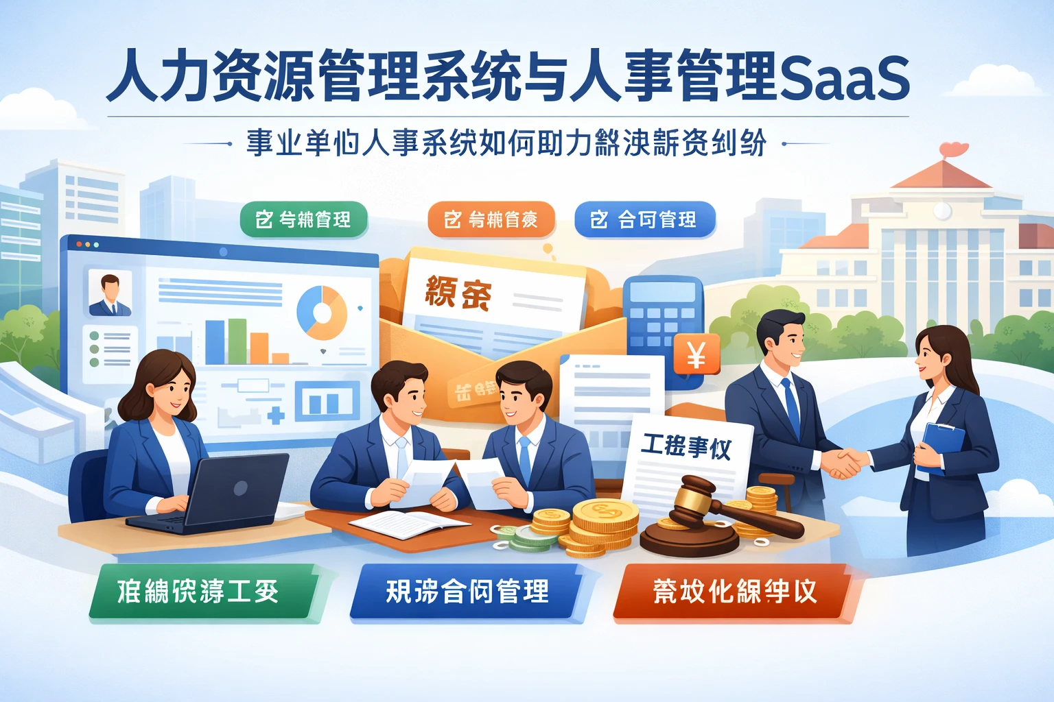 人力资源管理系统与人事管理SaaS：事业单位人事系统如何助力解决薪资纠纷