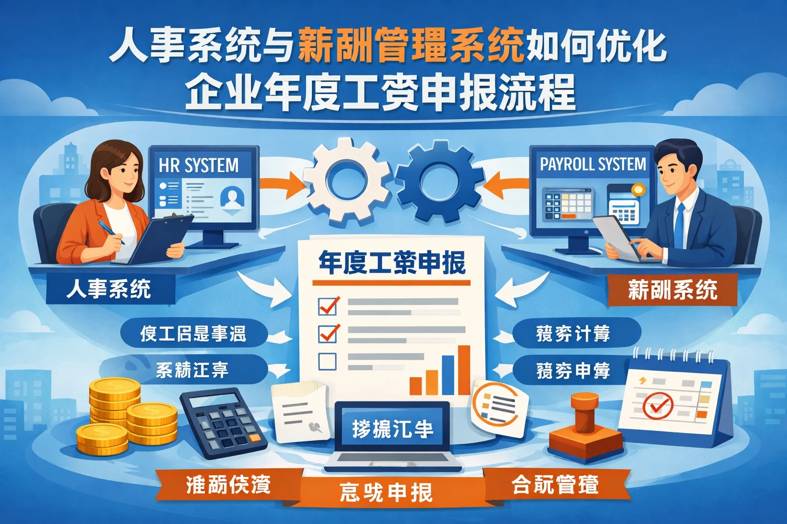 人事系统与薪酬管理系统如何优化企业年度工资申报流程