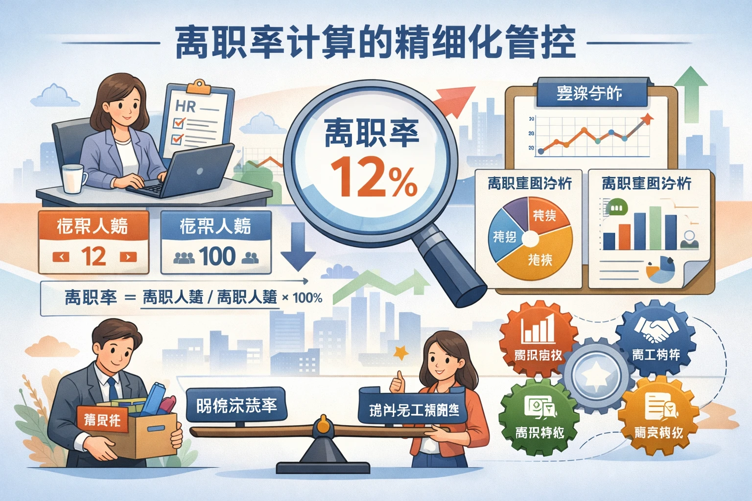 离职率计算的精细化管控