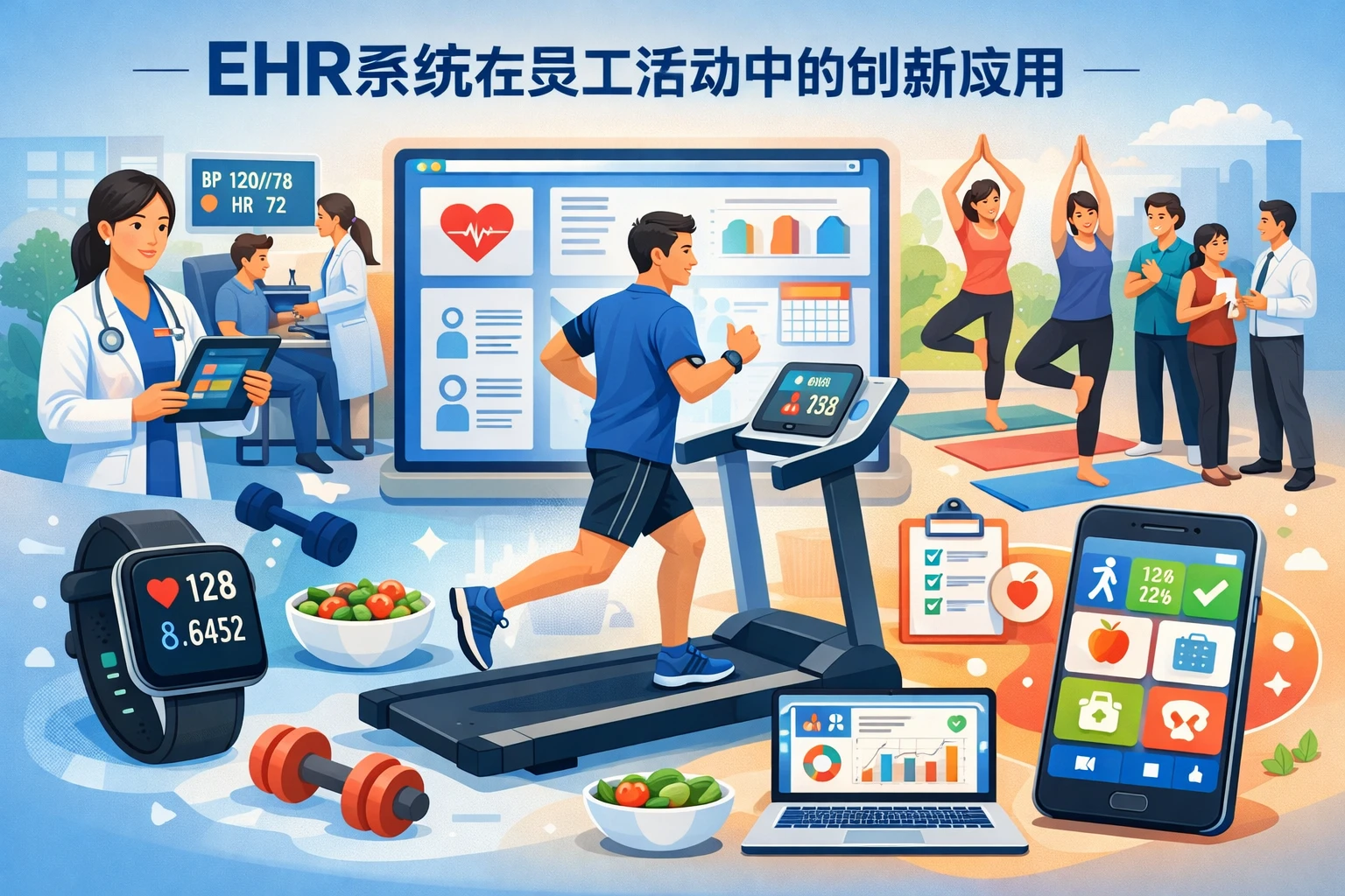 EHR系统在员工活动中的创新应用