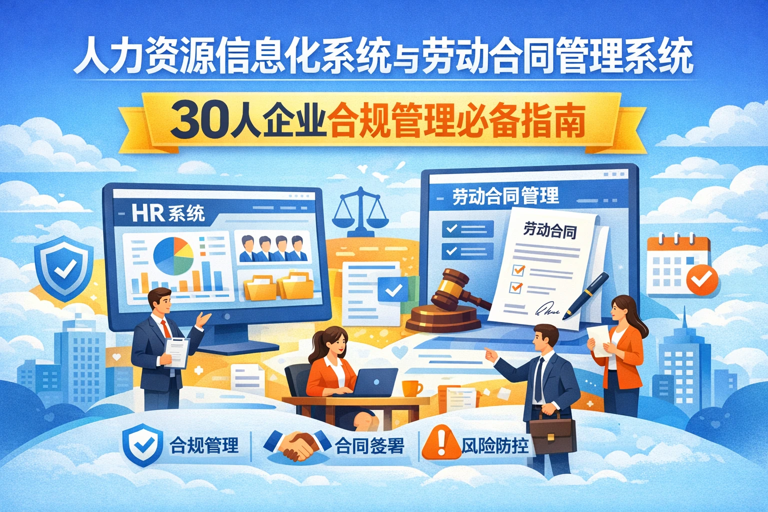 人力资源信息化系统与劳动合同管理系统：30人企业合规管理必备指南