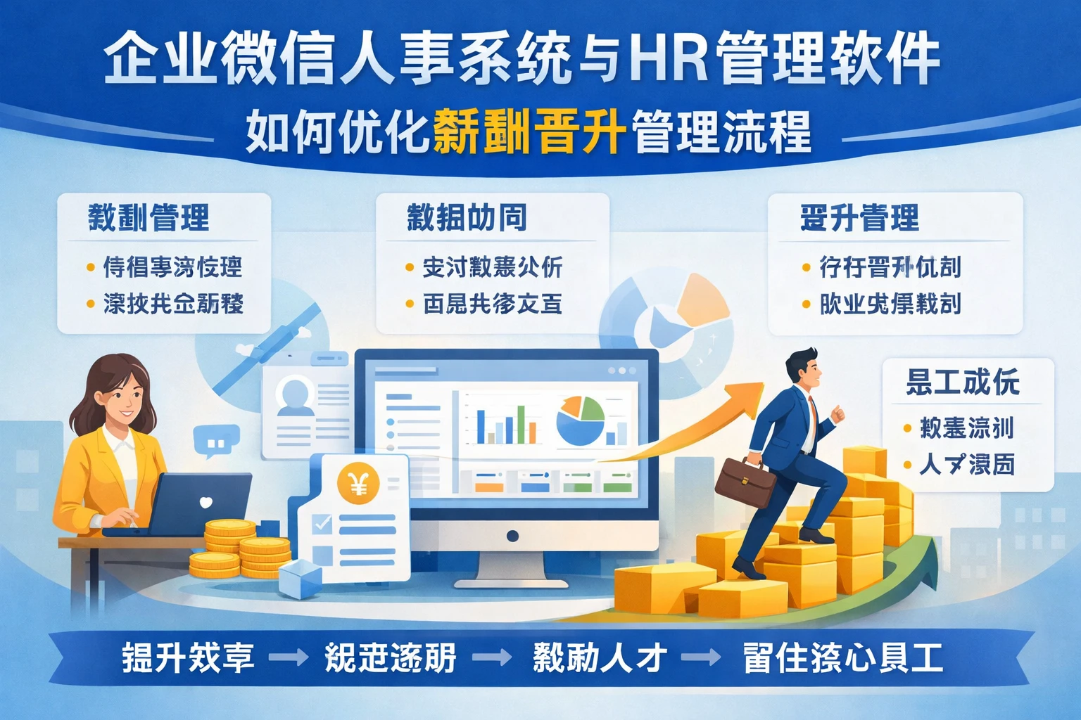 企业微信人事系统与HR管理软件如何优化薪酬晋升管理流程