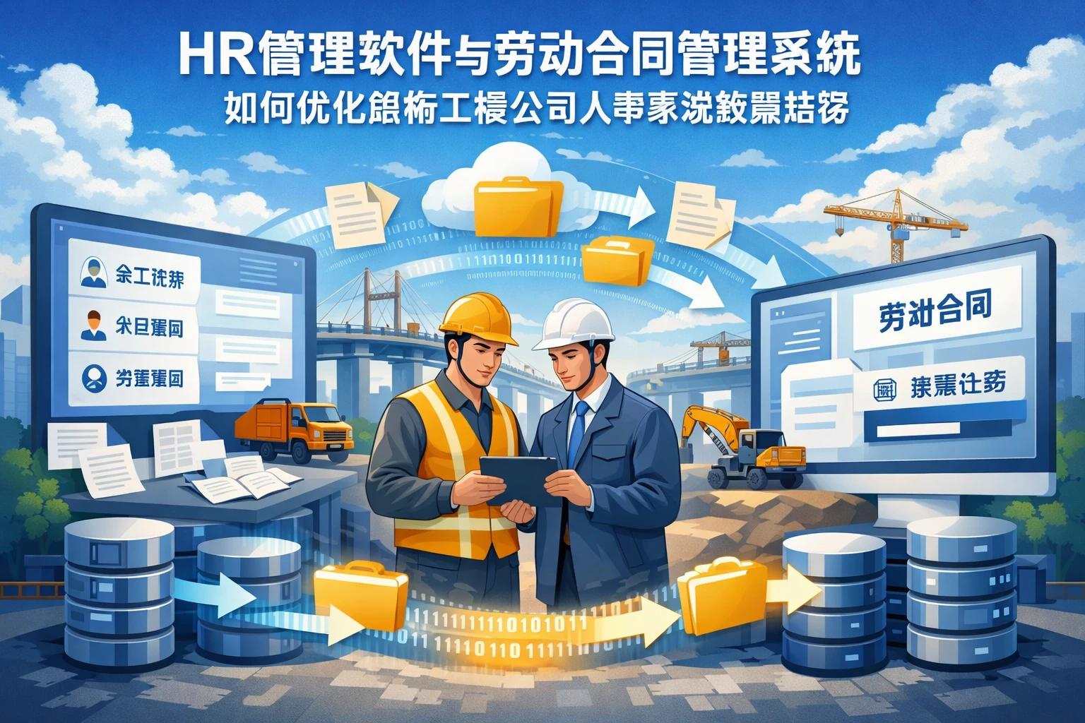 HR管理软件与劳动合同管理系统如何优化路桥工程公司人事系统数据迁移