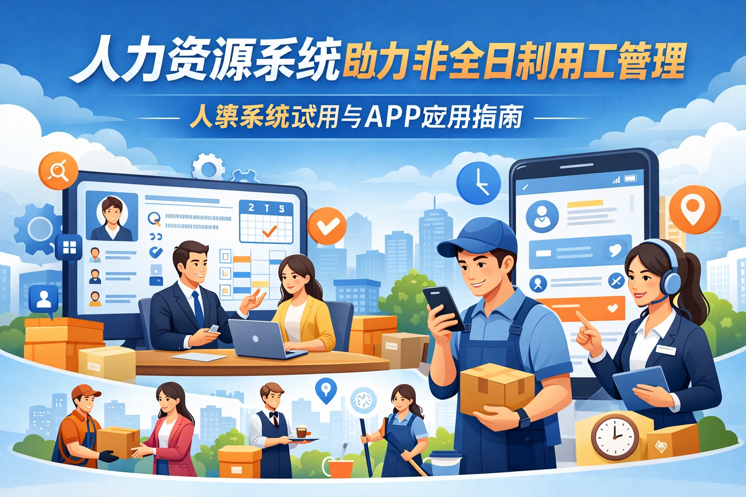 人力资源系统助力非全日制用工管理：人事系统试用与APP应用指南