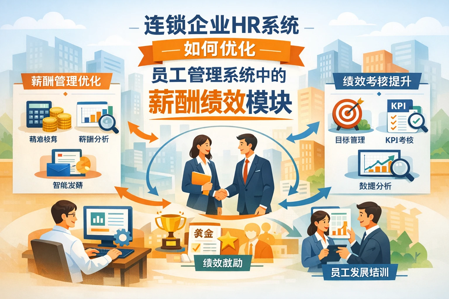 连锁企业HR系统如何优化员工管理系统中的薪酬绩效模块