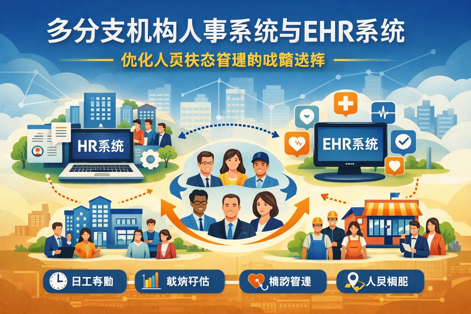 多分支机构人事系统与EHR系统：优化人员状态管理的战略选择