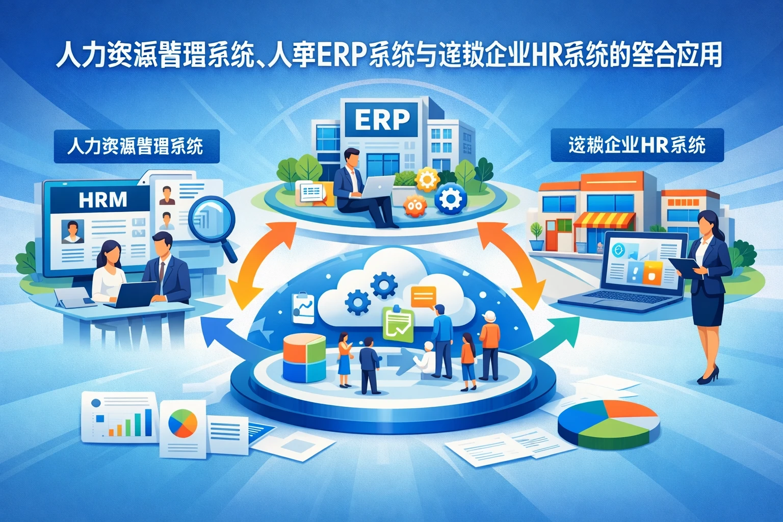 人力资源管理系统、人事ERP系统与连锁企业HR系统的整合应用