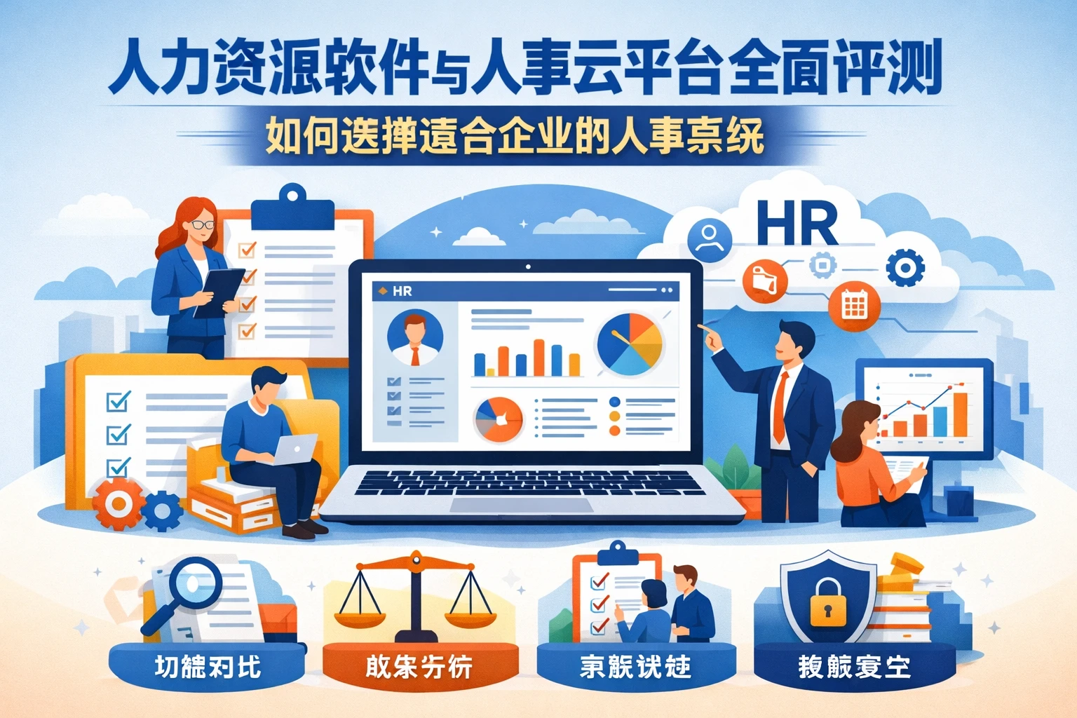 人力资源软件与人事云平台全面评测：如何选择适合企业的人事系统