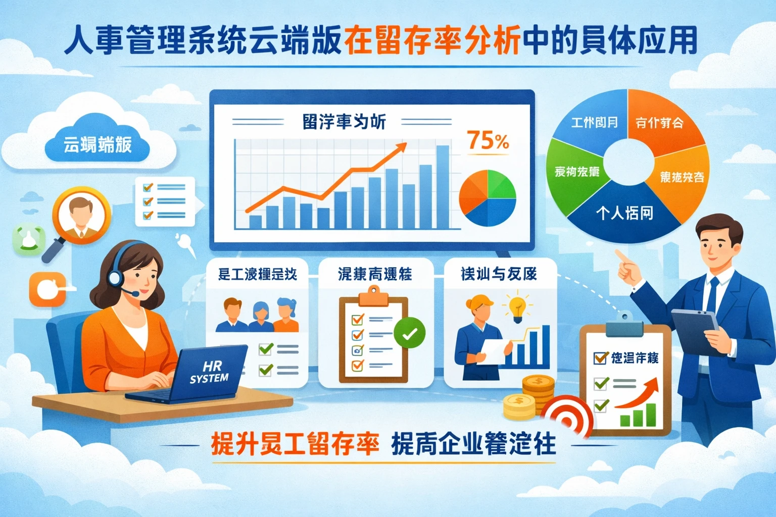 人事管理系统云端版在留存率分析中的具体应用