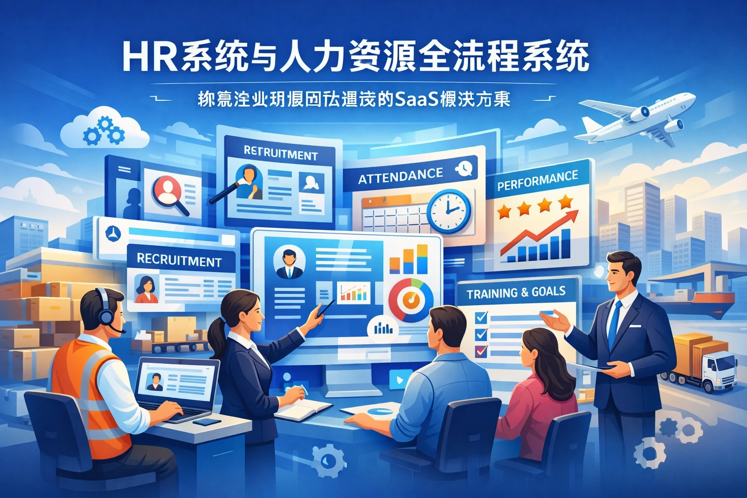 HR系统与人力资源全流程系统:物流企业销售团队建设的SaaS解决方案