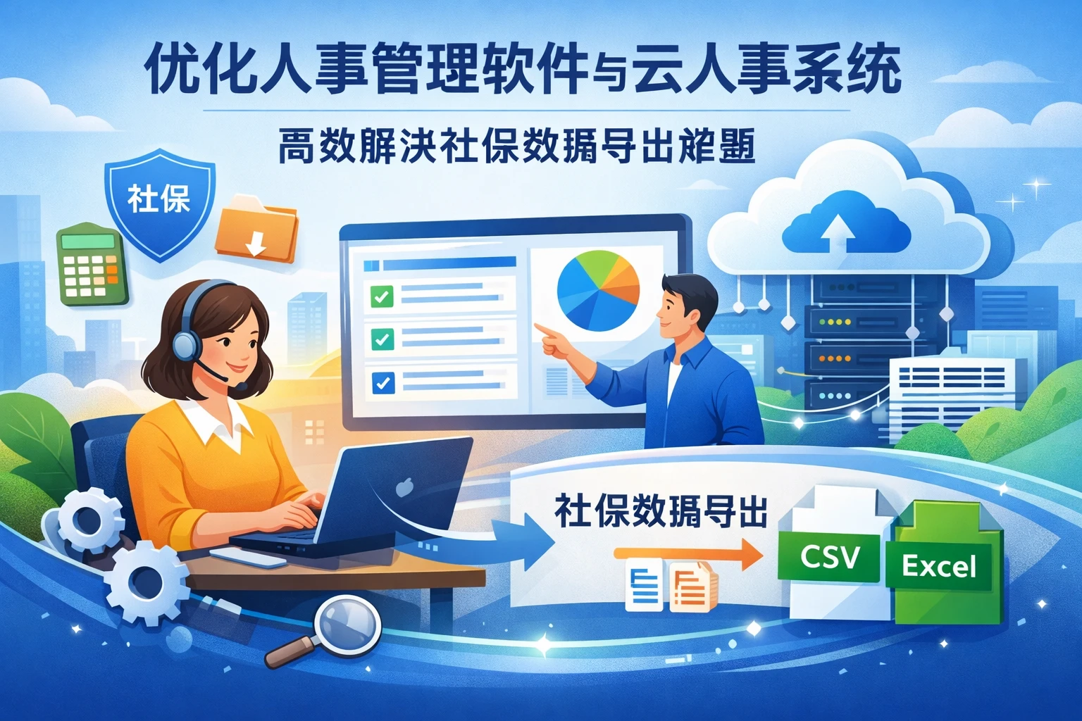 优化人事管理软件与云人事系统,高效解决社保数据导出难题