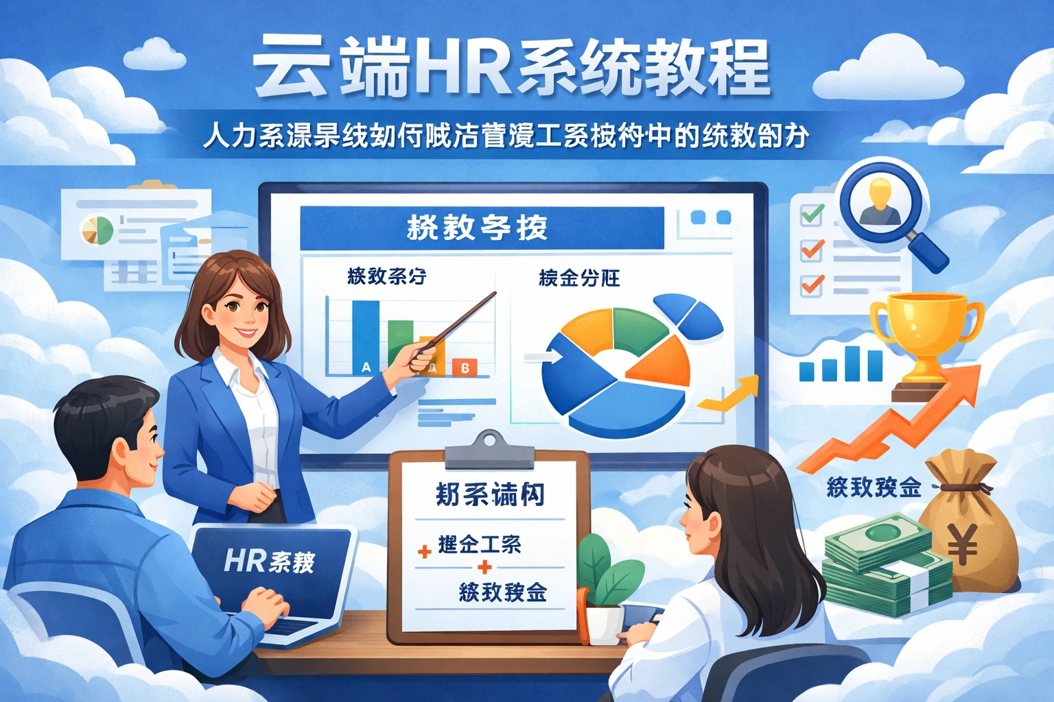 云端HR系统教程：人力资源系统如何规范管理工资结构中的绩效部分