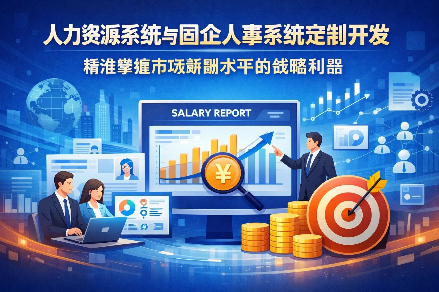 人力资源系统与国企人事系统定制开发：精准掌握市场薪酬水平的战略利器