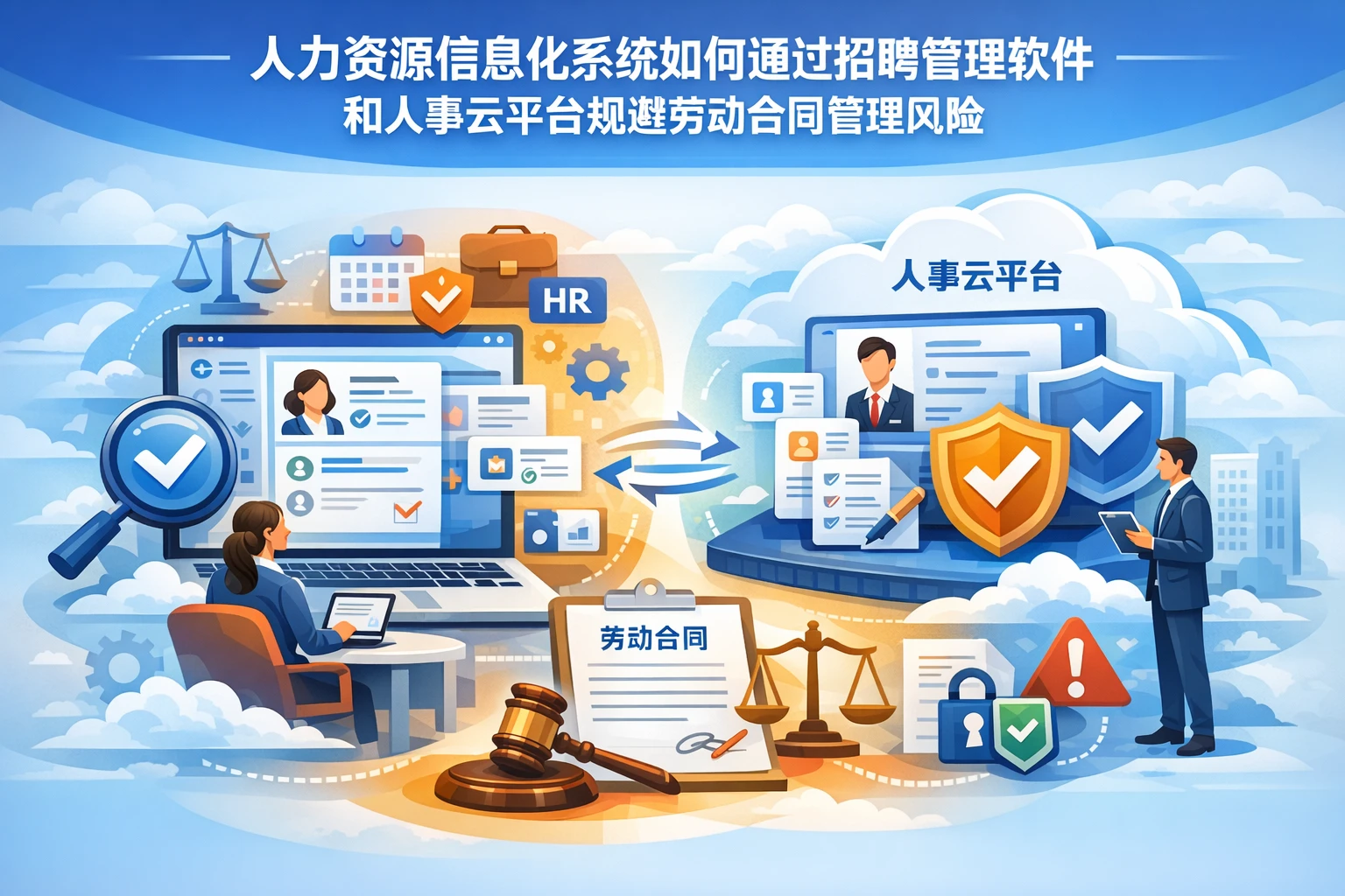 人力资源信息化系统如何通过招聘管理软件和人事云平台规避劳动合同管理风险