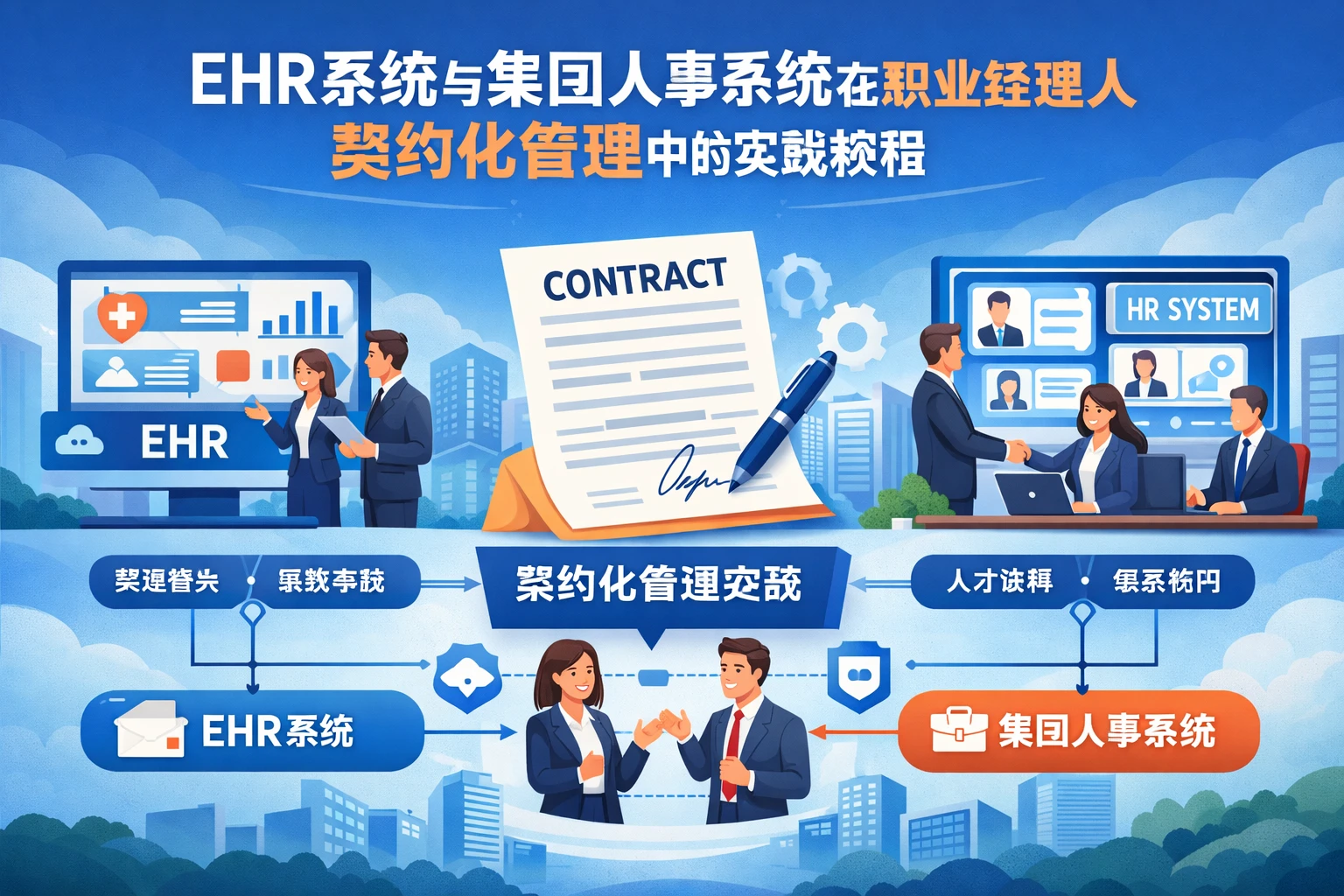 EHR系统与集团人事系统在职业经理人契约化管理中的实践教程