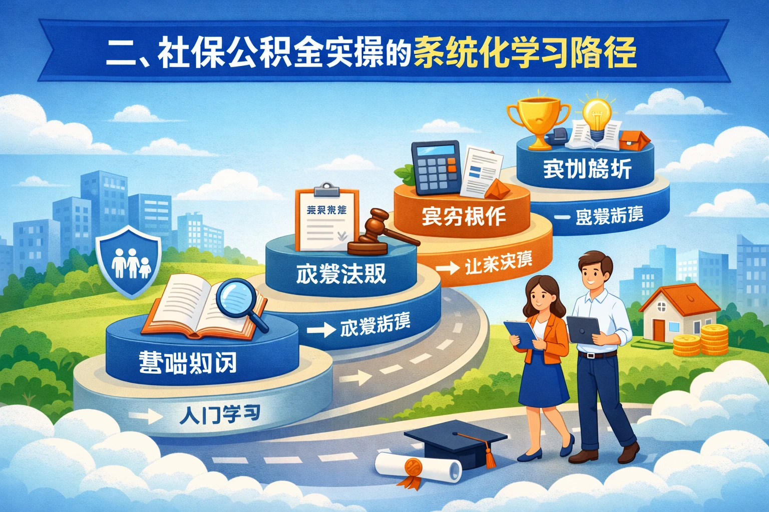 二、社保公积金实操的系统化学习路径