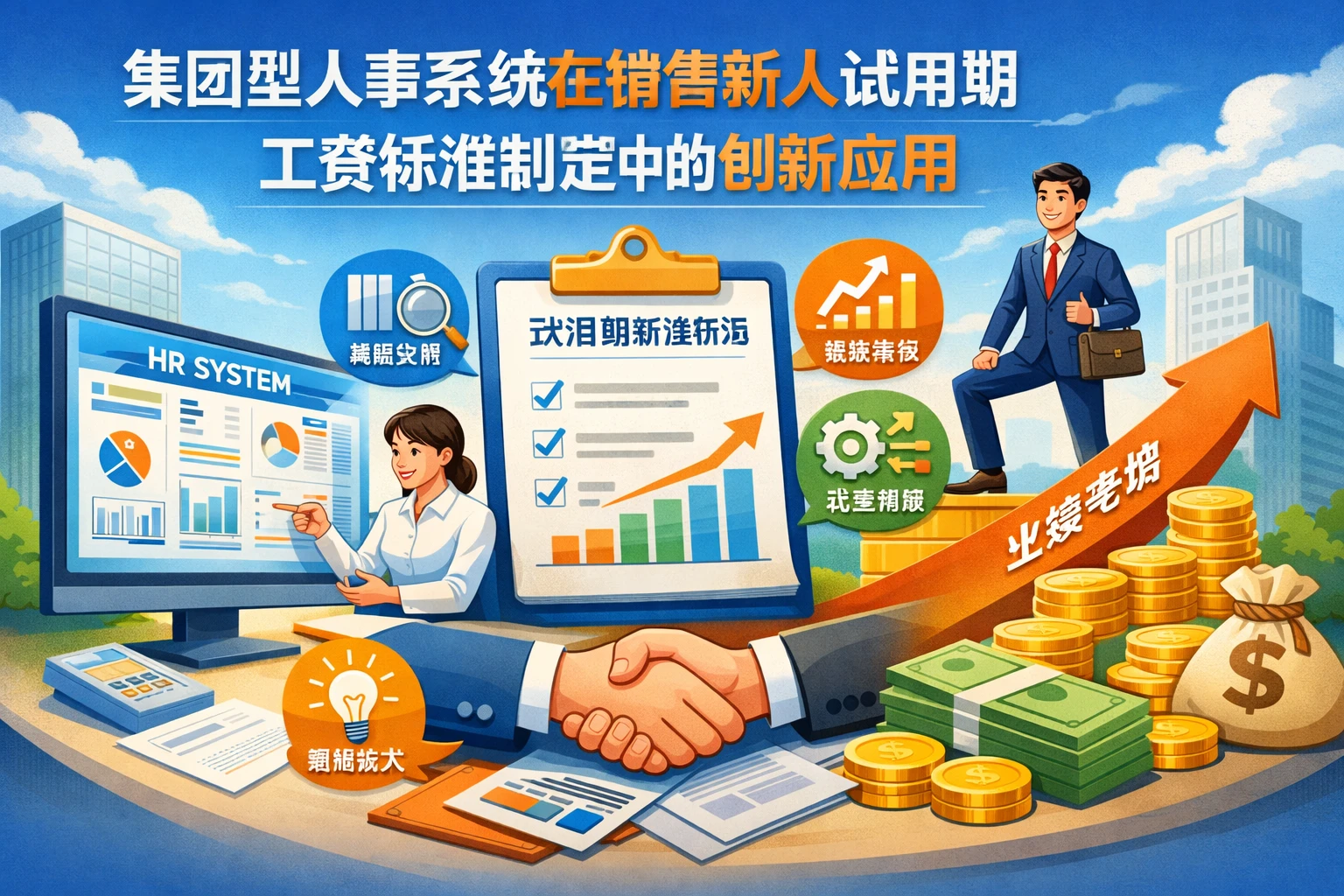 集团型人事系统在销售新人试用期工资标准制定中的创新应用