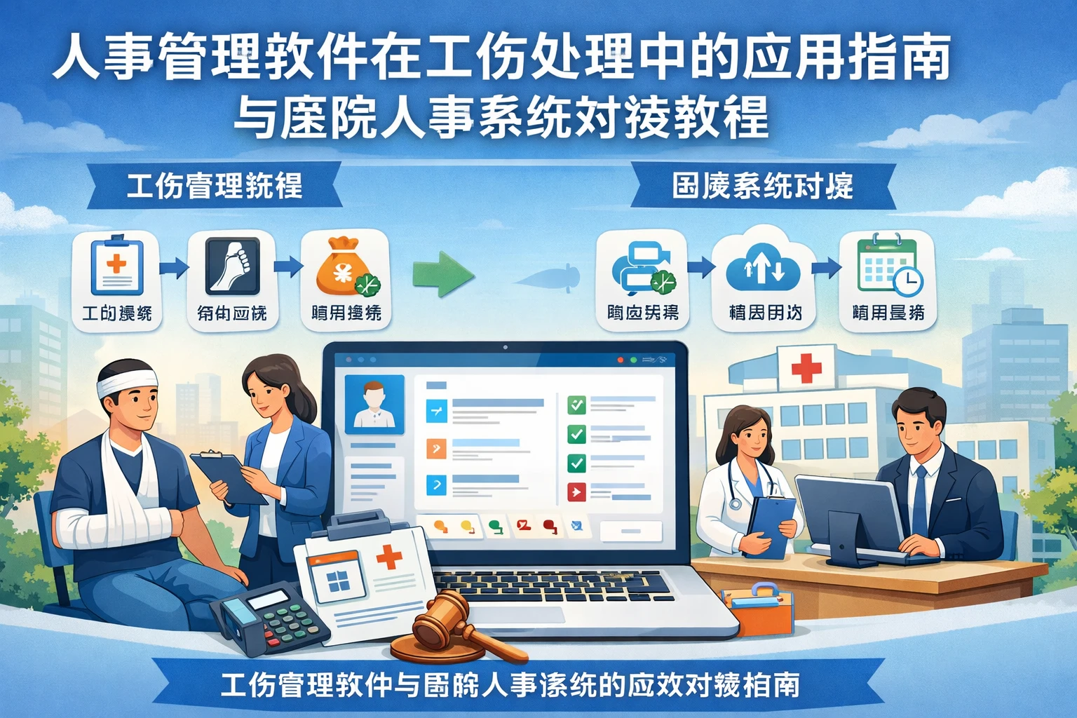 人事管理软件在工伤处理中的应用指南与医院人事系统对接教程