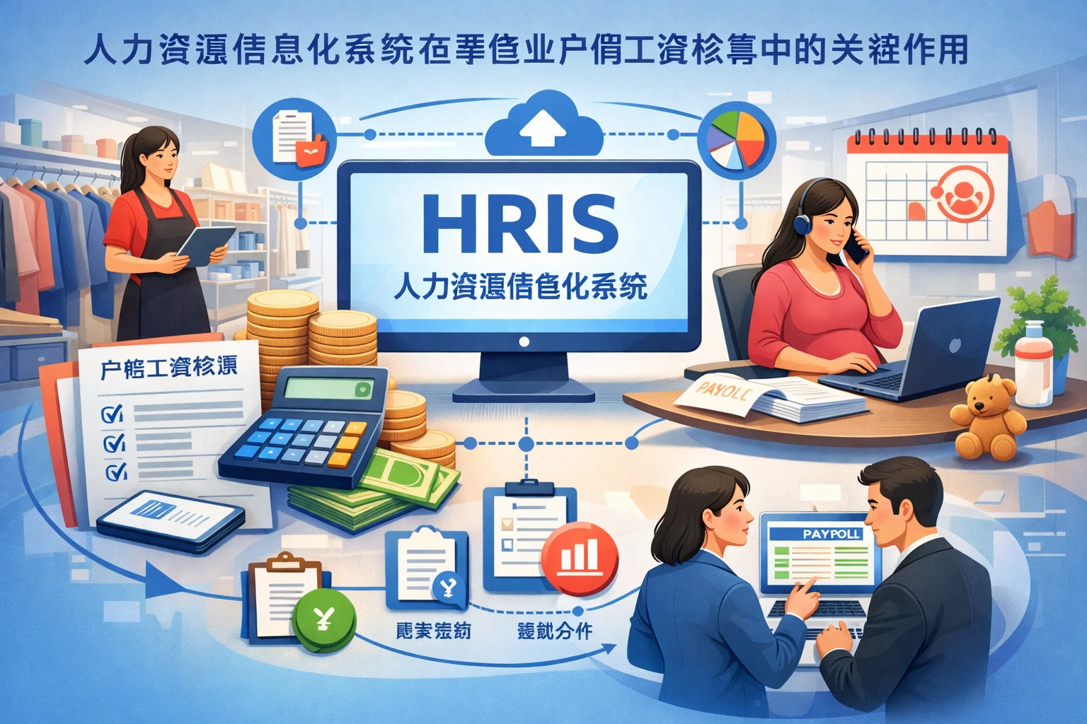 人力资源信息化系统在零售业产假工资核算中的关键作用