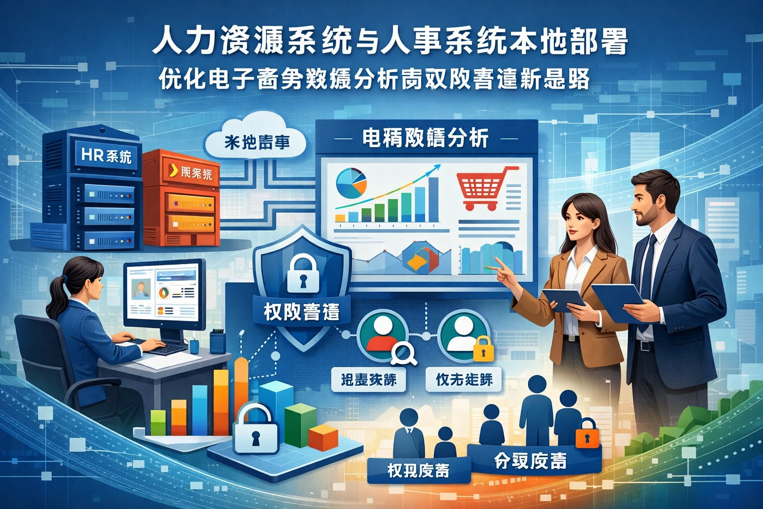 人力资源系统与人事系统本地部署：优化电子商务数据分析岗权限管理新思路