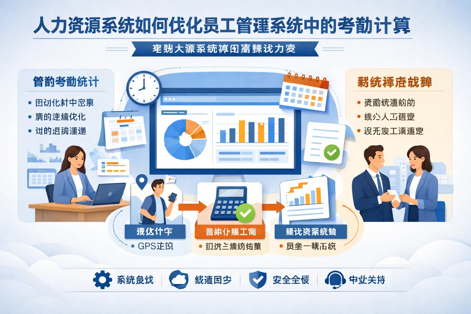 人力资源系统如何优化员工管理系统中的考勤计算 - 专业人事系统供应商解决方案