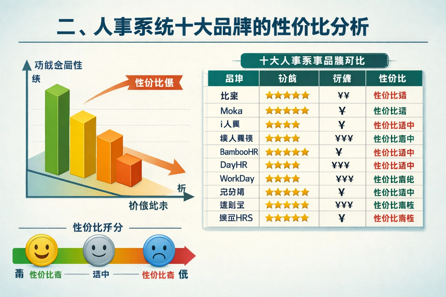 二、人事系统十大品牌的性价比分析