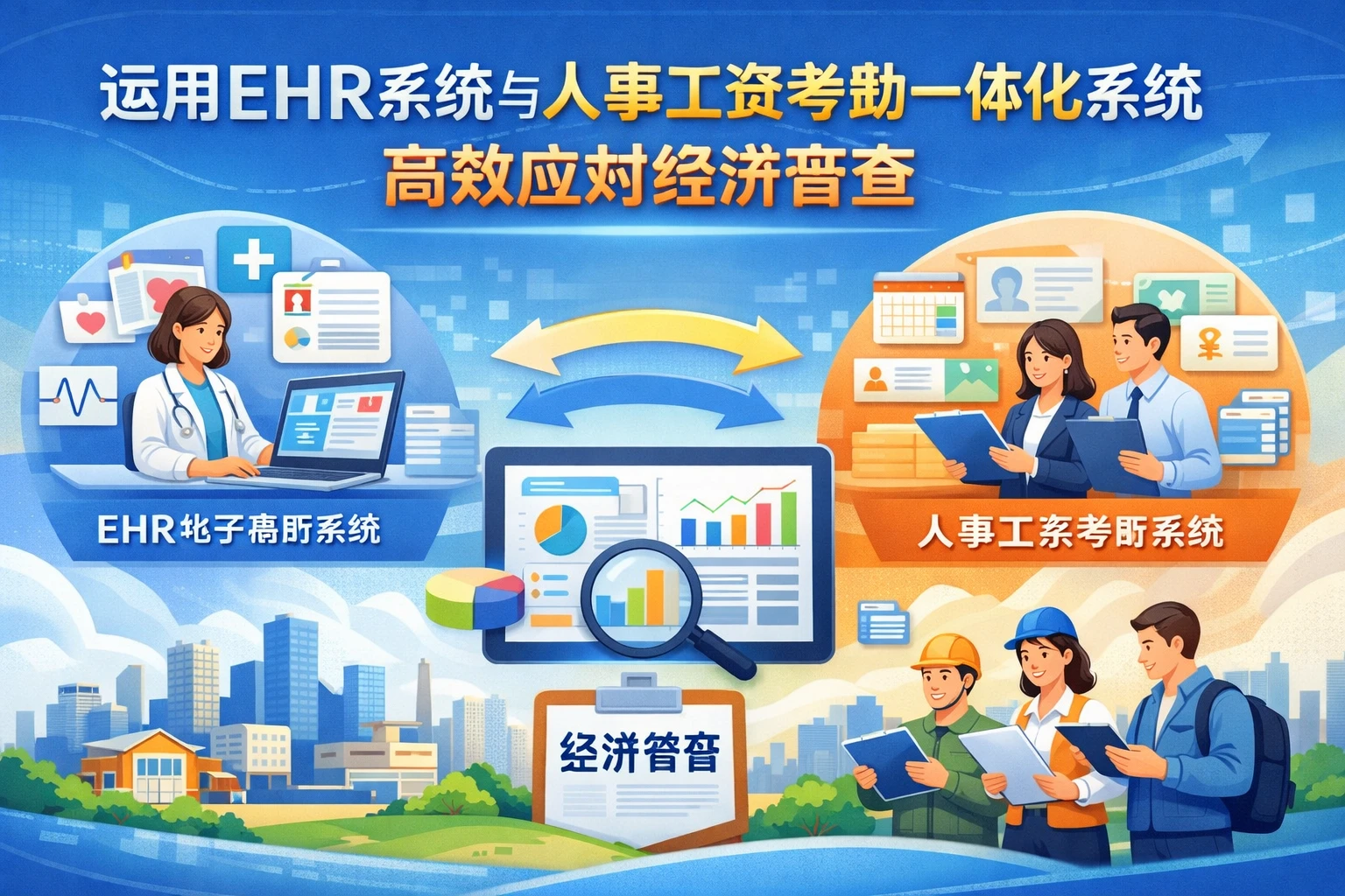 运用EHR系统与人事工资考勤一体化系统高效应对经济普查