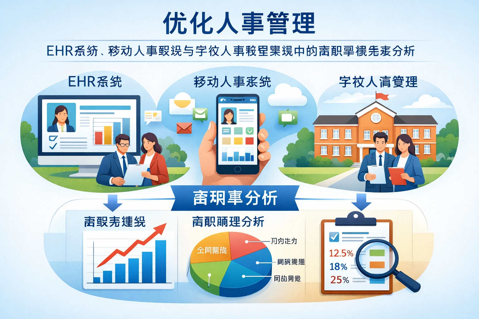 优化人事管理：EHR系统、移动人事系统与学校人事管理系统中的离职率报表分析