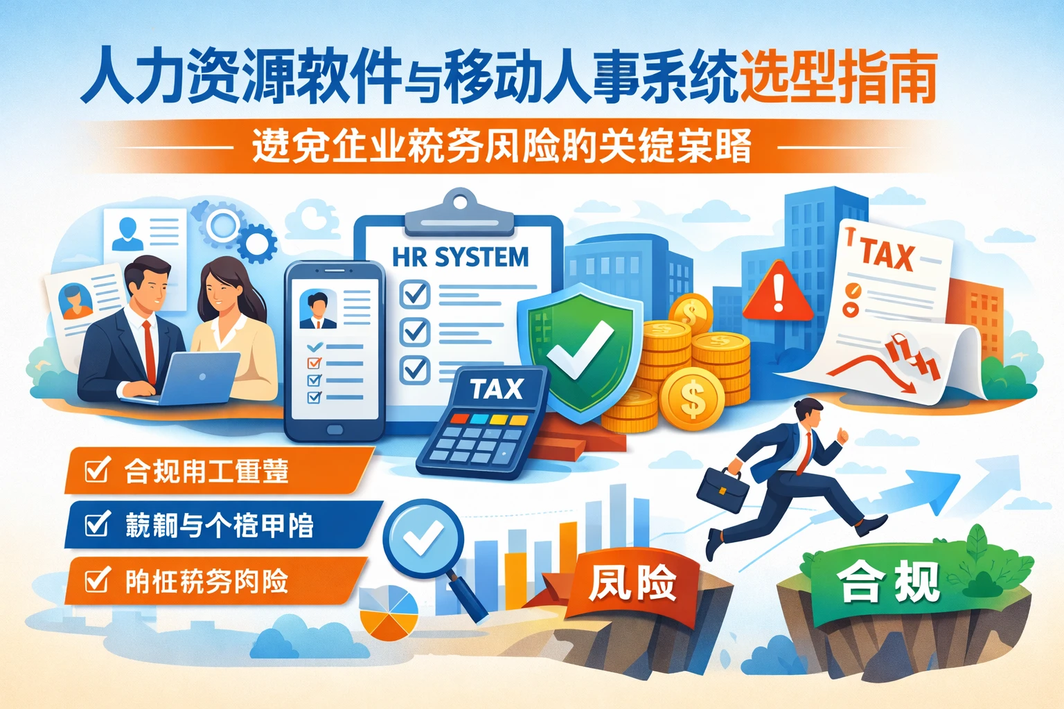 人力资源软件与移动人事系统选型指南：避免企业税务风险的关键策略