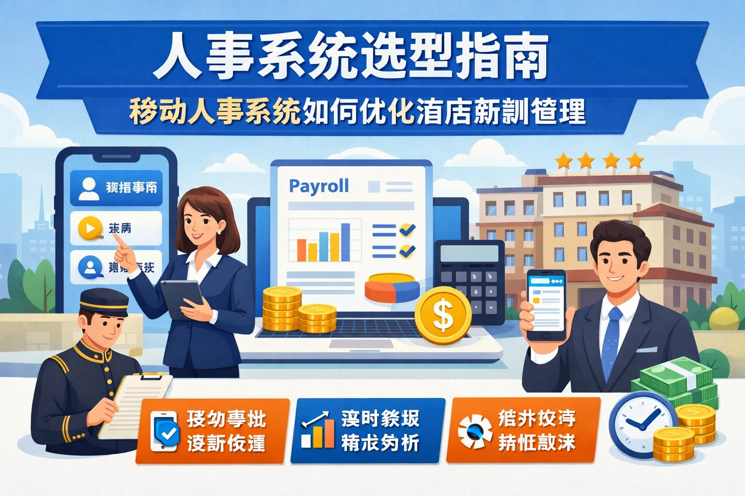 人事系统选型指南:移动人事系统如何优化酒店薪酬管理