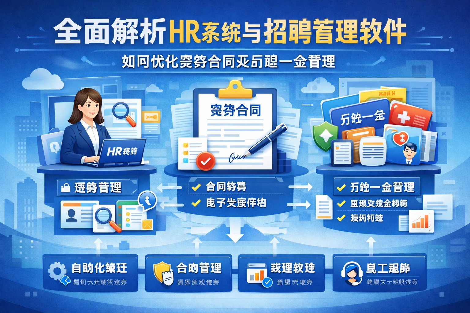 全面解析HR系统与招聘管理软件如何优化劳务合同及五险一金管理
