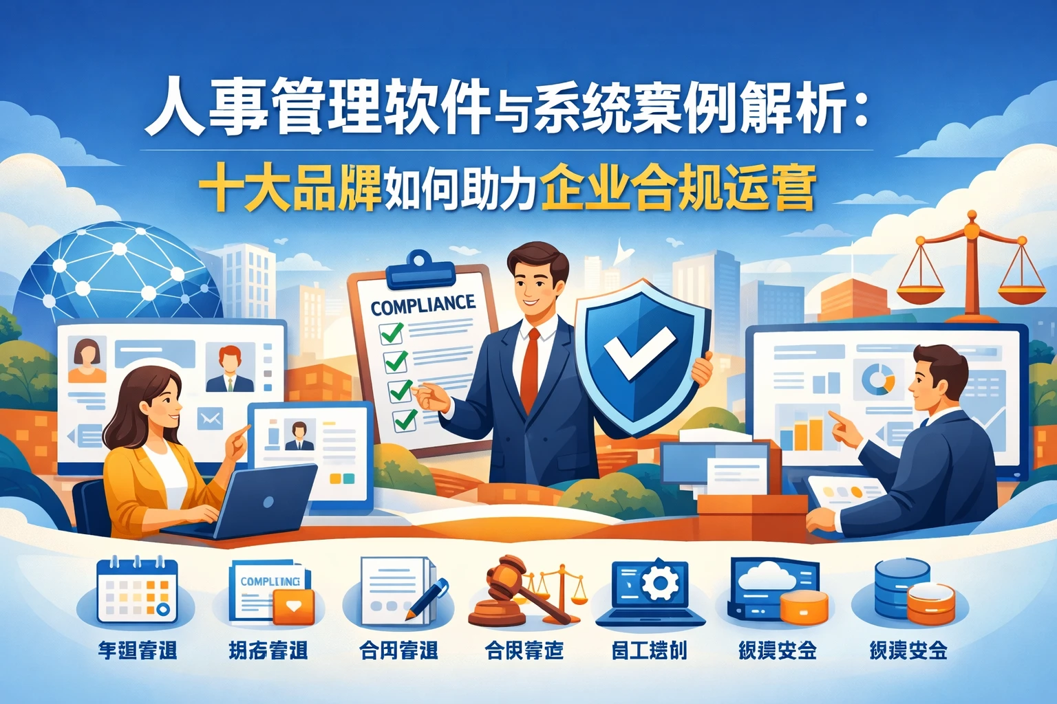 人事管理软件与系统案例解析：十大品牌如何助力企业合规运营