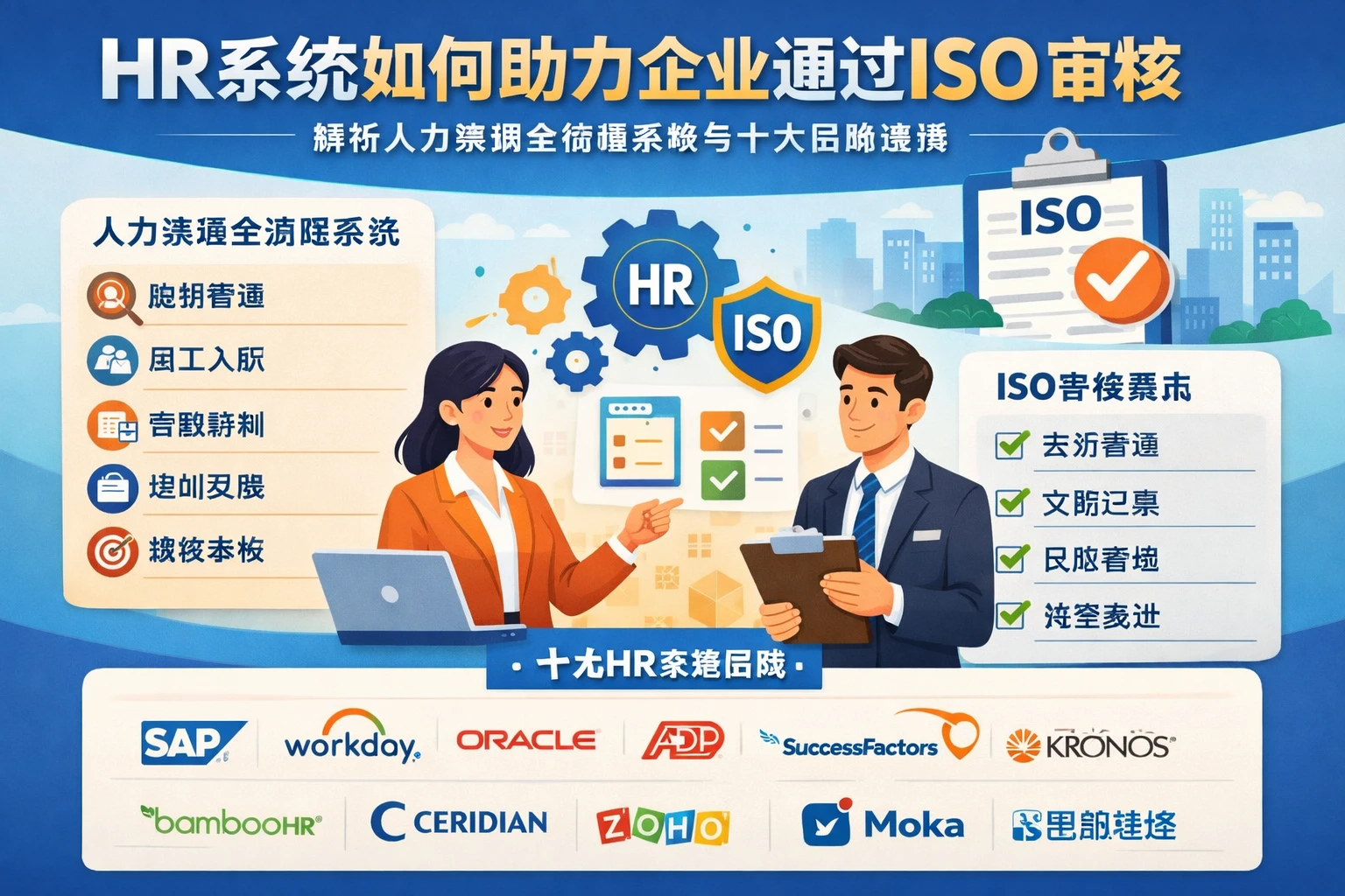 HR系统如何助力企业通过ISO审核：解析人力资源全流程系统与十大品牌选择