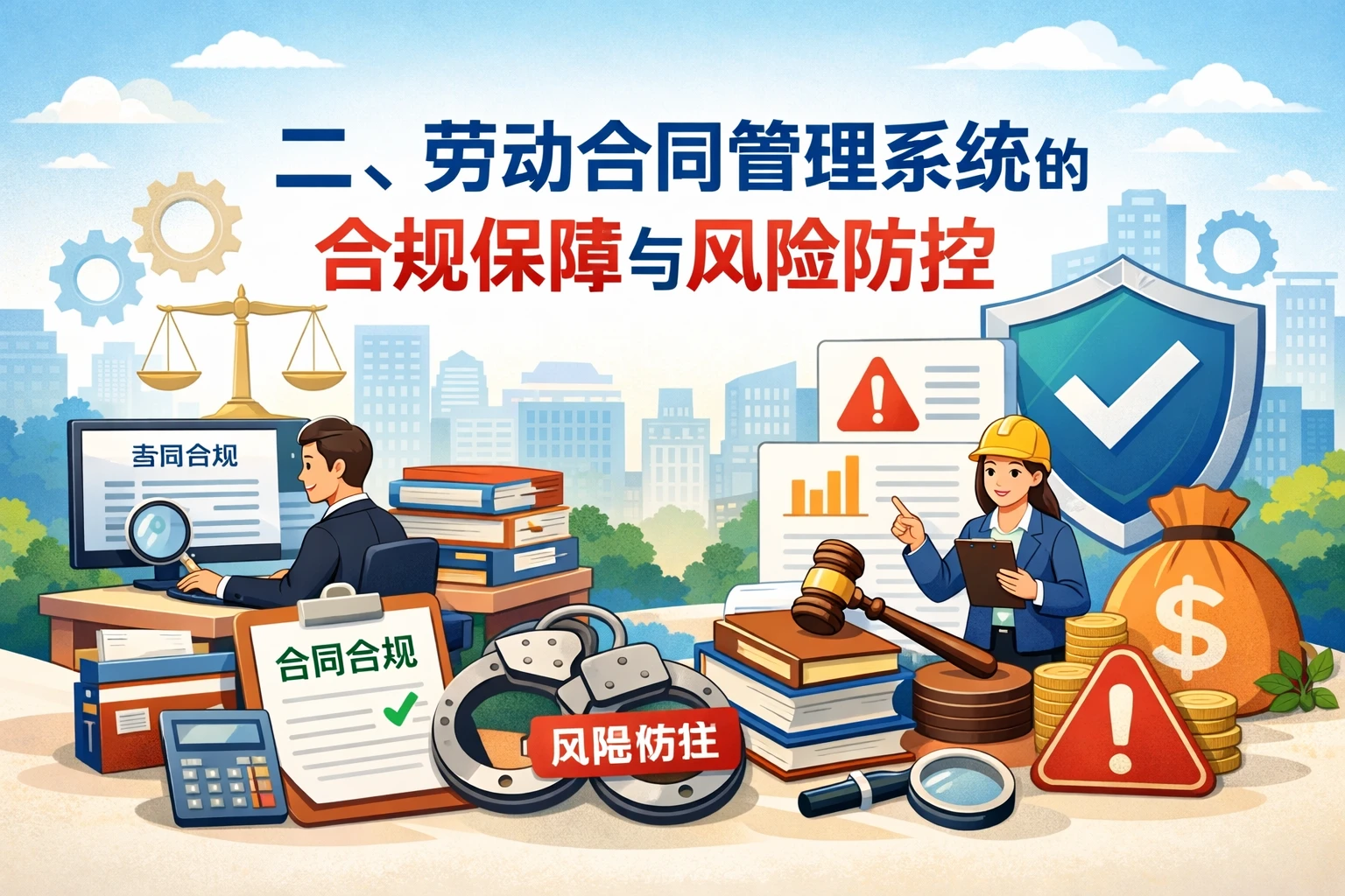 二、劳动合同管理系统的合规保障与风险防控