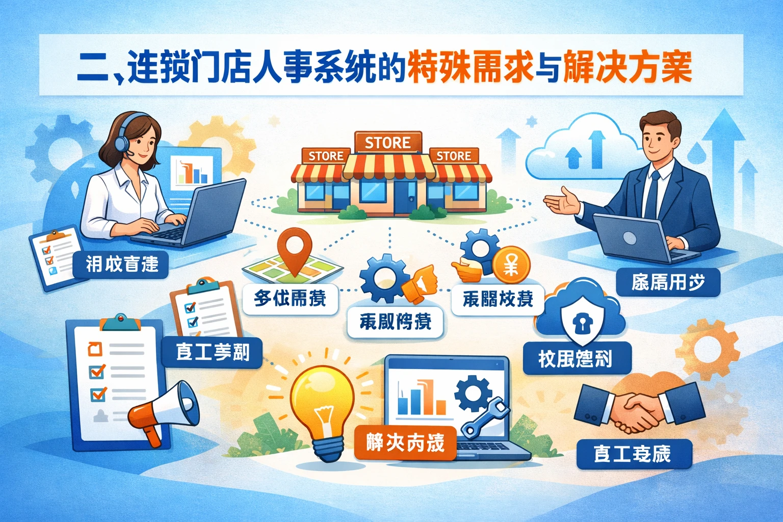 二、连锁门店人事系统的特殊需求与解决方案