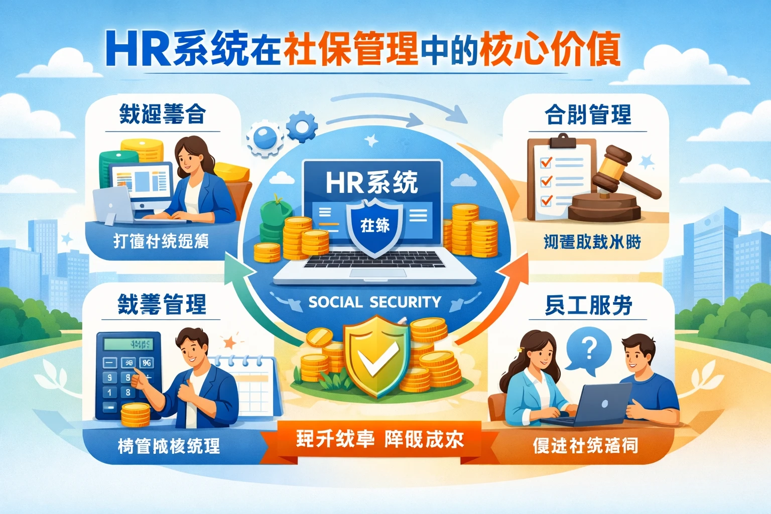 HR系统在社保管理中的核心价值