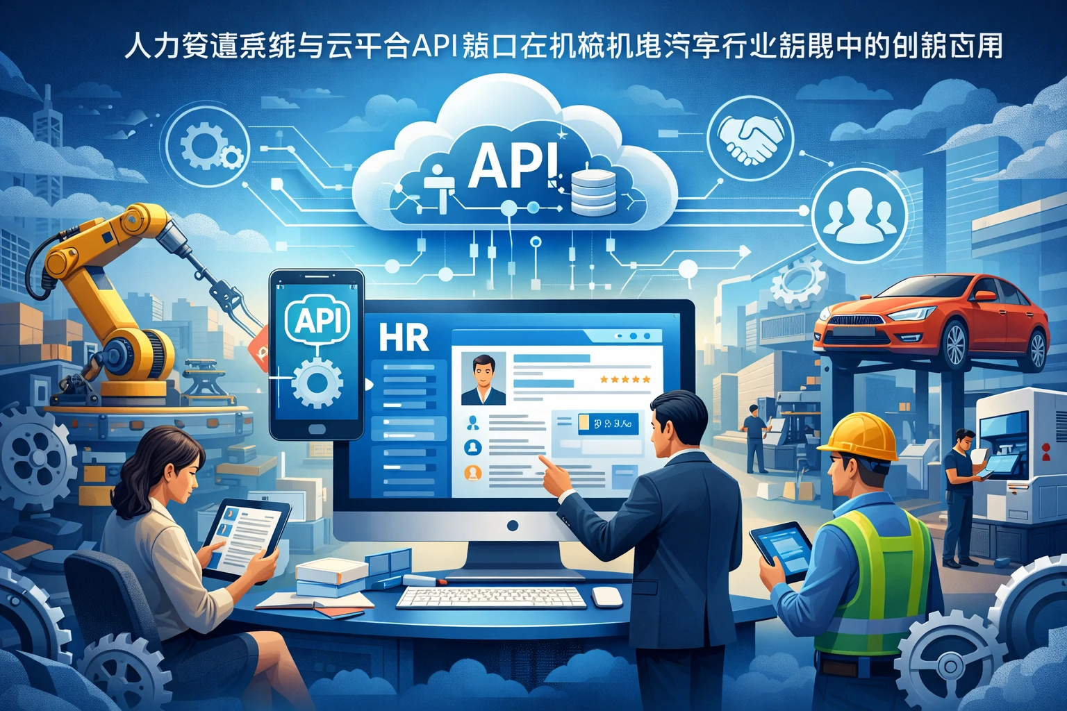 人力资源系统与云平台API接口在机械机电汽车行业招聘中的创新应用