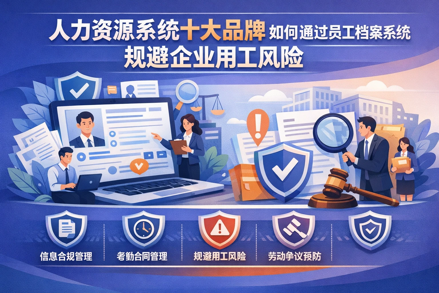 人力资源系统十大品牌如何通过员工档案系统规避企业用工风险