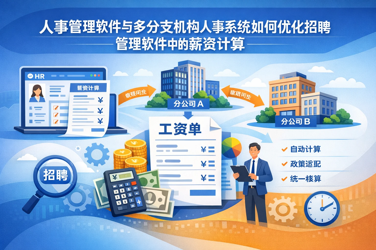 人事管理软件与多分支机构人事系统如何优化招聘管理软件中的薪资计算