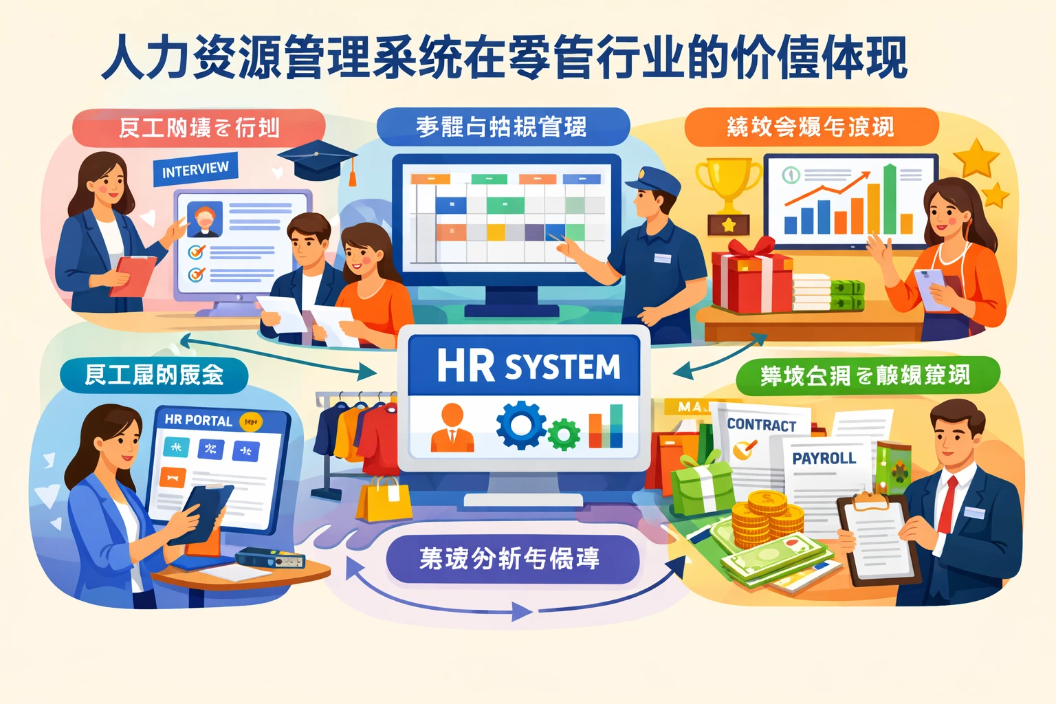 人力资源管理系统在零售行业的价值体现