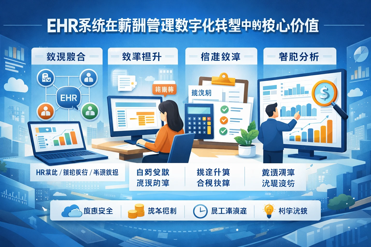 EHR系统在薪酬管理数字化转型中的核心价值