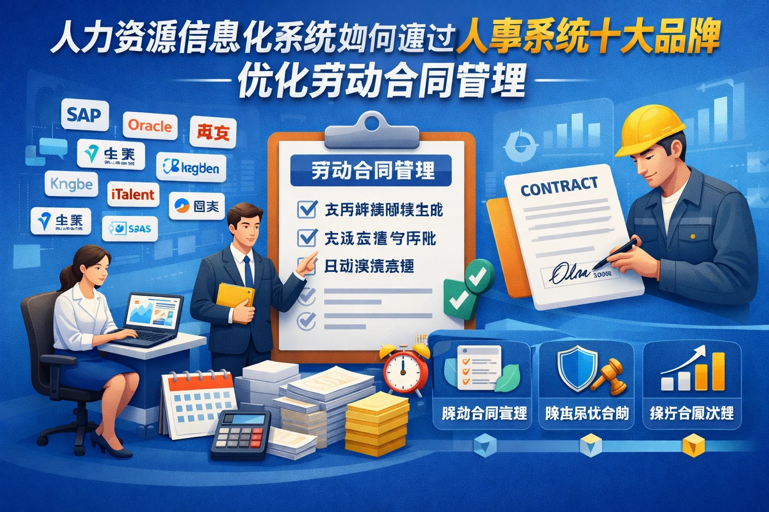 人力资源信息化系统如何通过人事系统十大品牌优化劳动合同管理
