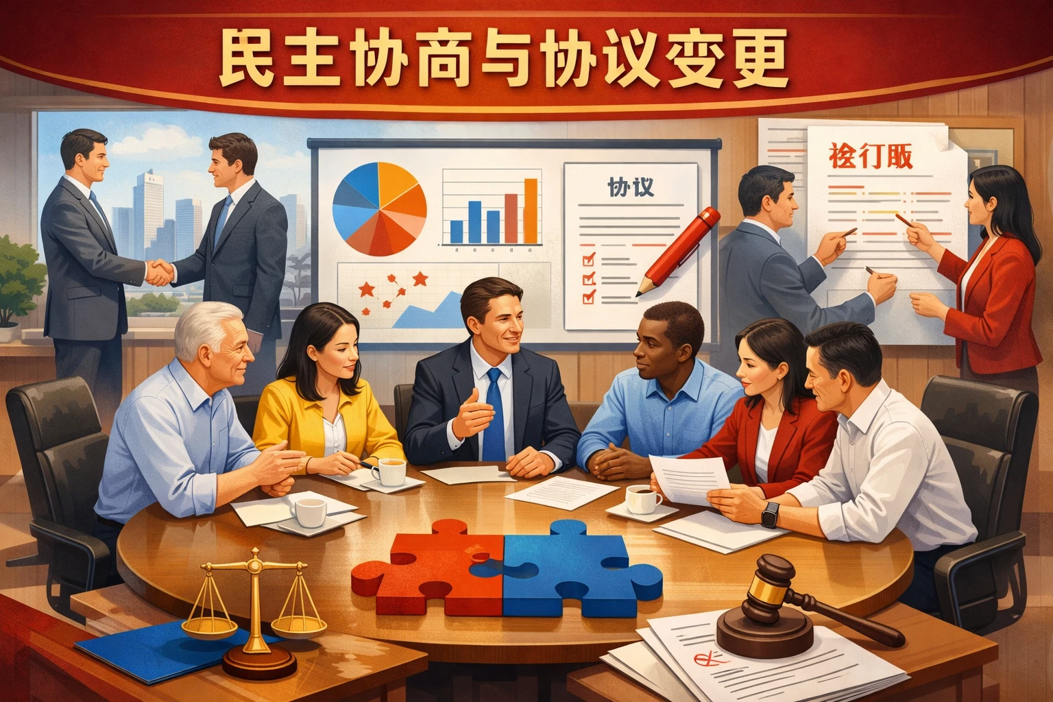 民主协商与协议变更