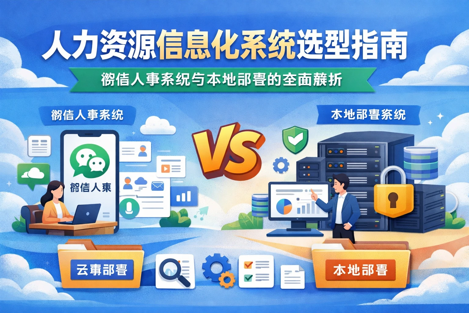 人力资源信息化系统选型指南：微信人事系统与本地部署的全面解析