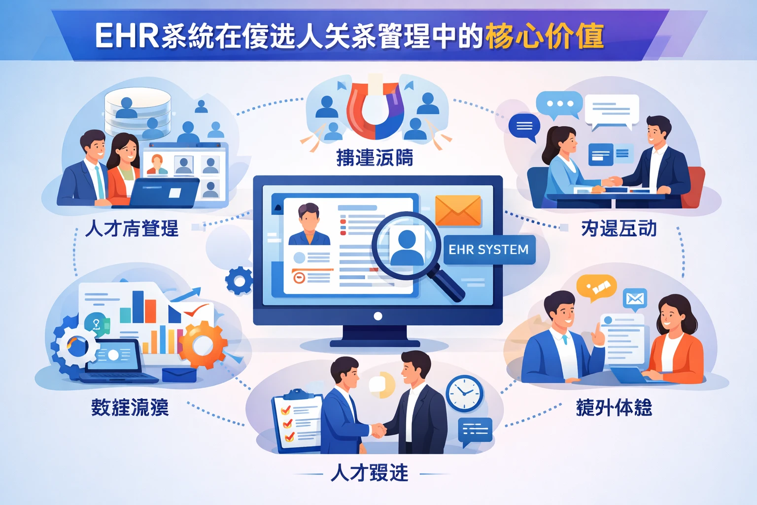 EHR系统在候选人关系管理中的核心价值