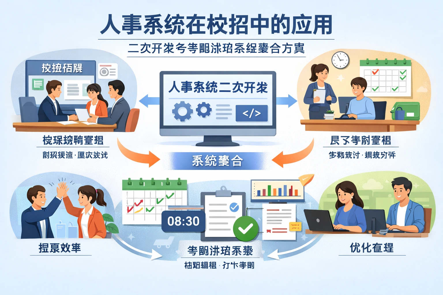 人事系统在校招中的应用:二次开发与考勤排班系统整合方案