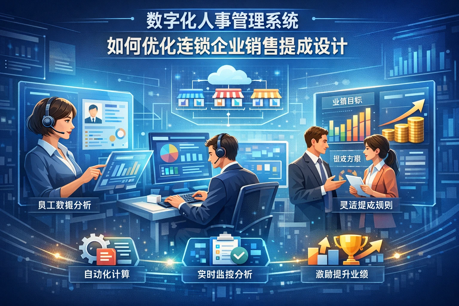 数字化人事管理系统如何优化连锁企业销售提成设计