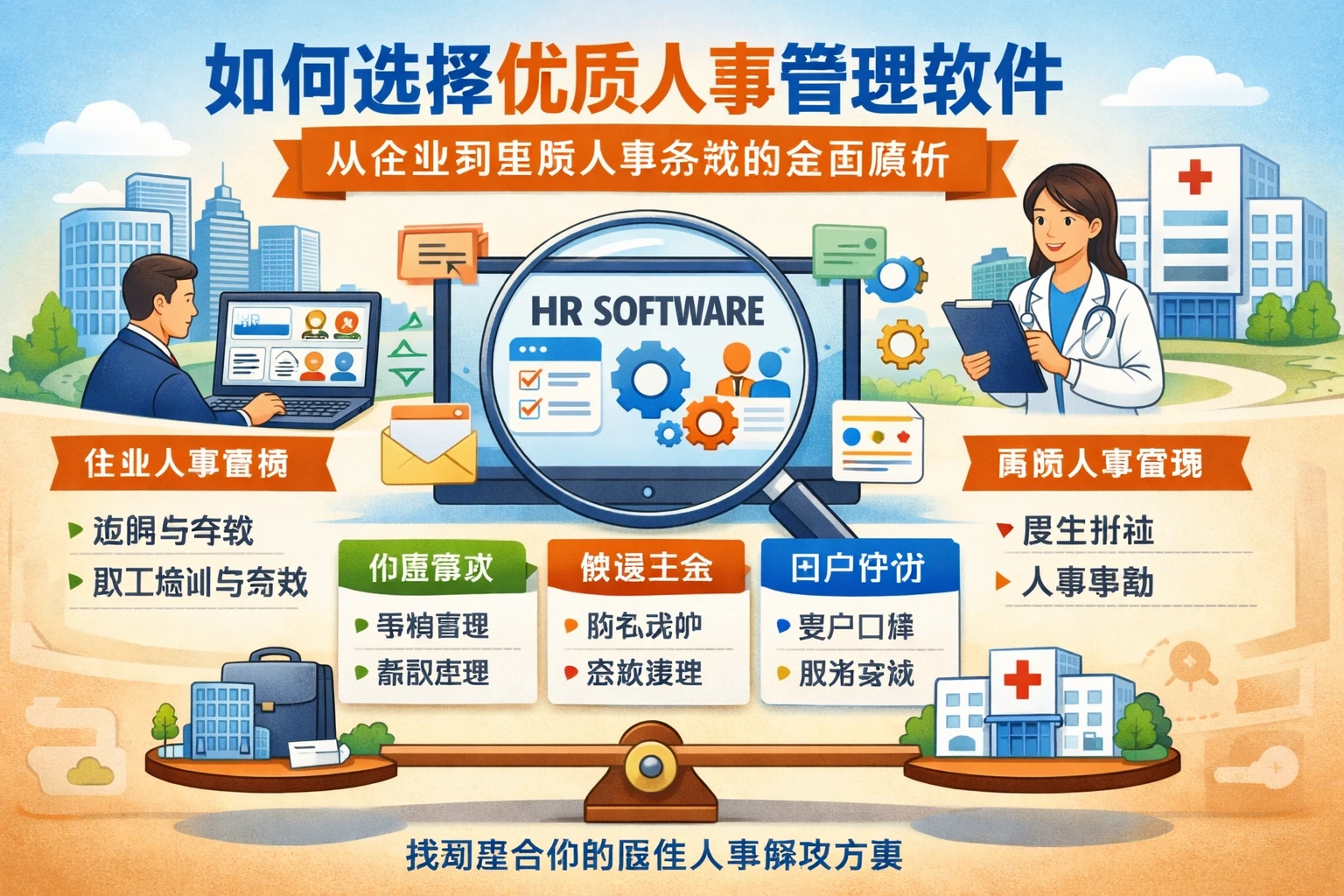 如何选择优质人事管理软件：从企业到医院人事系统的全面解析
