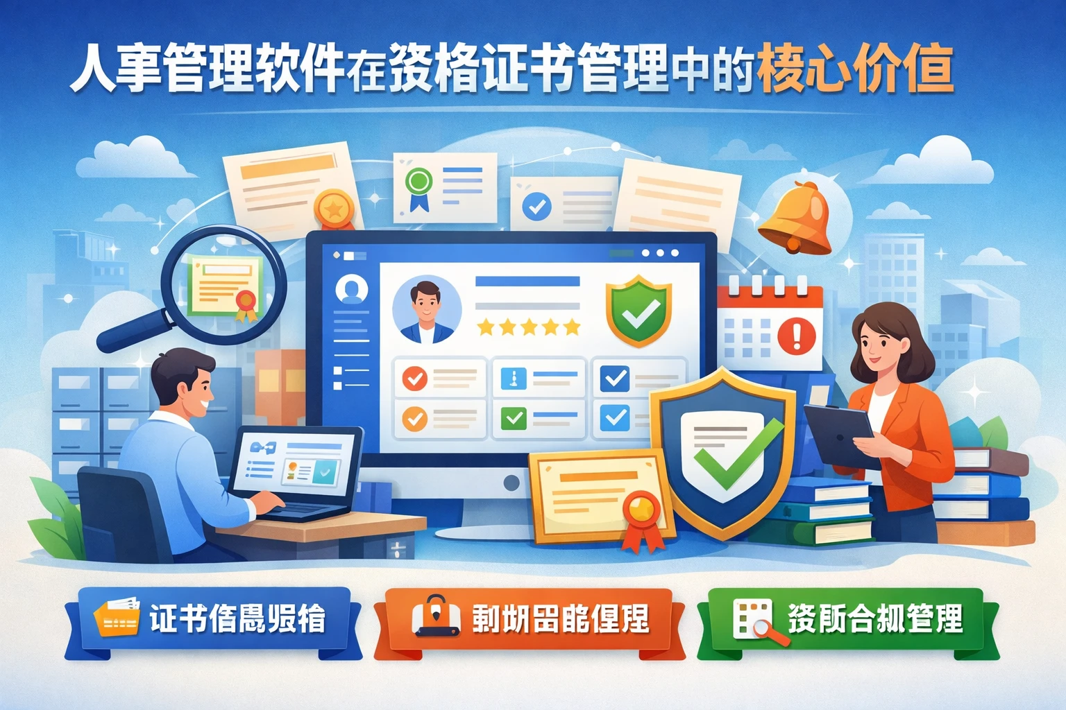 人事管理软件在资格证书管理中的核心价值