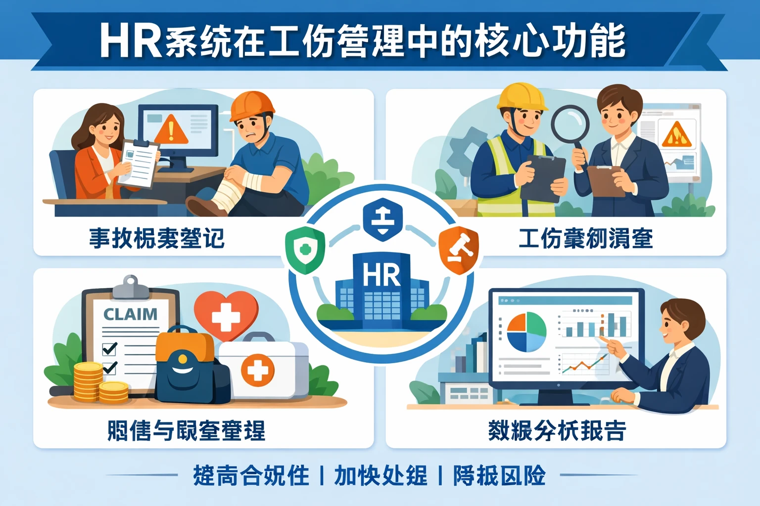HR系统在工伤管理中的核心功能